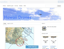 Tablet Screenshot of hawaiidrones.com